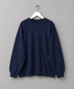 Oversize İnterlok Sweatshirt Lacivert