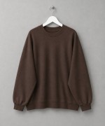 Oversize İnterlok Sweatshirt Kahverengi