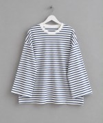 Çizgili Oysho Sweatshirt Koyu Lacivert