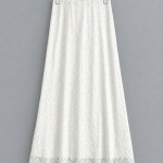 Pera Tül Etek Beyaz
