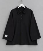 Yakalı Oysh Oversize Sweatshirt Siyah