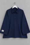 Yakalı Oysh Oversize Sweatshirt Lacivert