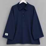 Yakalı Oysh Oversize Sweatshirt Lacivert