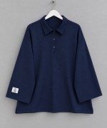 Yakalı Oysh Oversize Sweatshirt Lacivert