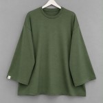 Bisiklet Yaka Salaş Oysh Sweatshirt Haki