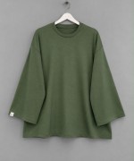 Bisiklet Yaka Salaş Oysh Sweatshirt Haki