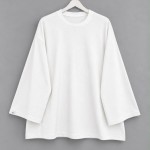 Bisiklet Yaka Salaş Oysh Sweatshirt Ekru