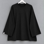 Bisiklet Yaka Salaş Oysh Sweatshirt Siyah