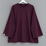 Bisiklet Yaka Salaş Oysh Sweatshirt Mürdüm