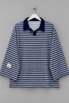 Selanik Çizgili Sweatshirt Lacivert