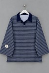 Selanik Çizgili Sweatshirt Haki