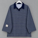 Selanik Çizgili Sweatshirt Haki
