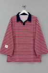 Selanik Çizgili Sweatshirt Kırmızı
