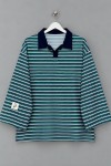 Selanik Çizgili Sweatshirt Yeşil