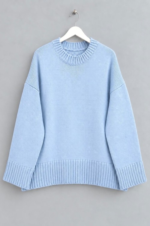 Oversize Pinterest Kazak Bebe Mavisi