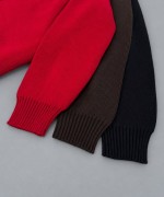 Çift Fermuarlı Reglan Kol Hırka Koyu Kahverengi