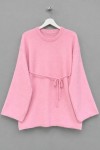 Oversize Yumoş Kazak Pembe
