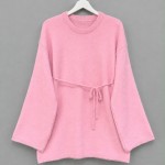 Oversize Yumoş Kazak Pembe