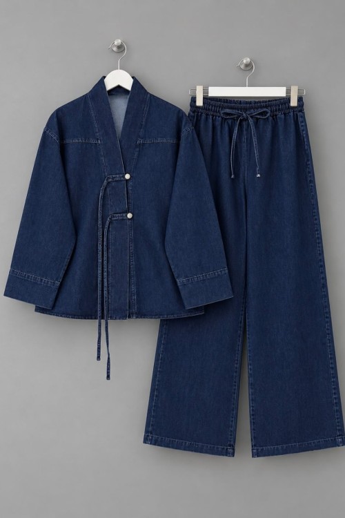 Nova Denim Takım Lacivert