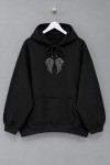 Angel Taş Baskılı Sweatshirt Siyah