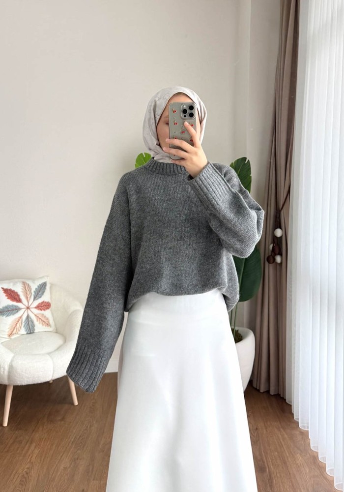 Oversize Pinterest Kazak Antrasit