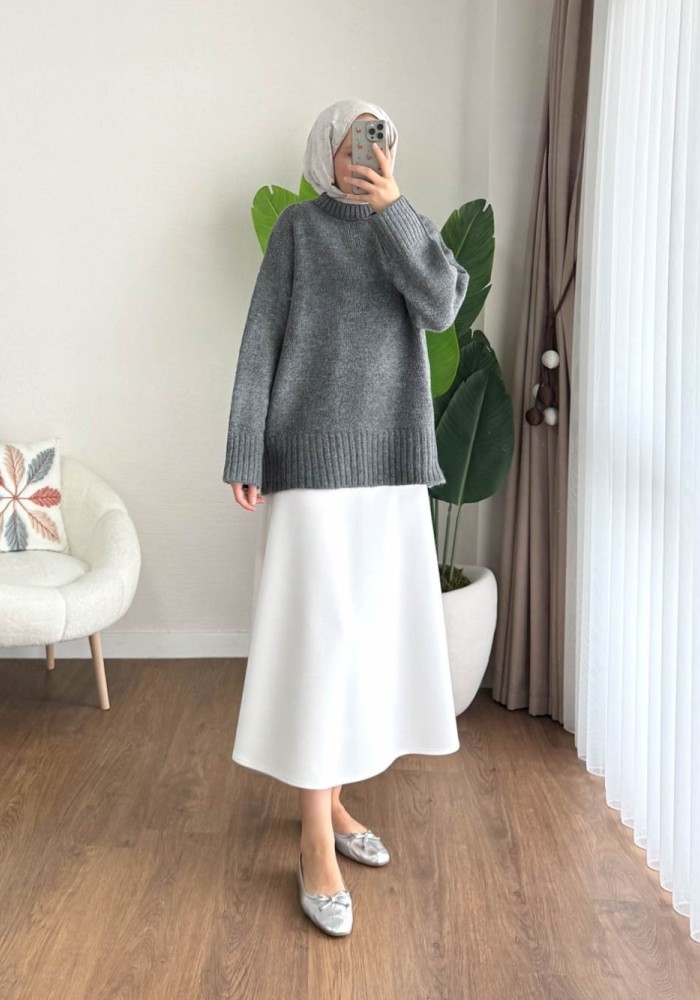 Oversize Pinterest Kazak Antrasit