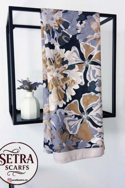 Hanzade Şal  Siyah-Krem