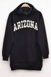 Arizona Baskılı Sweatshirt Siyah