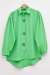 Patlı Taş İşlemeli Gömlek Yeşil